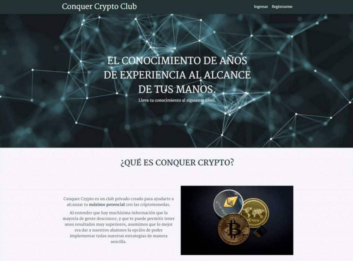 Conquer Crypto Club: opiniones y reseña 2022. ¿Es fiable? - ReviForex
