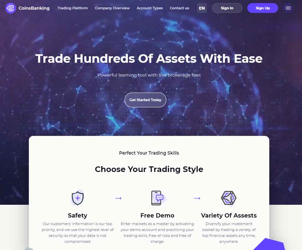 CoinsBanking opiniones y reseña 2022. ¿Es fiable? ReviForex