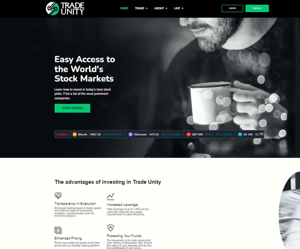 Trade Unity: opiniones y reseña 2023. ¿Es fiable? - ReviForex